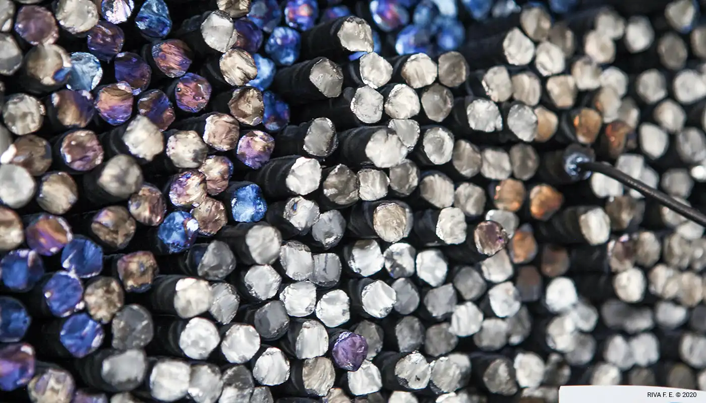 Hot rolled concrete reinforcing bars